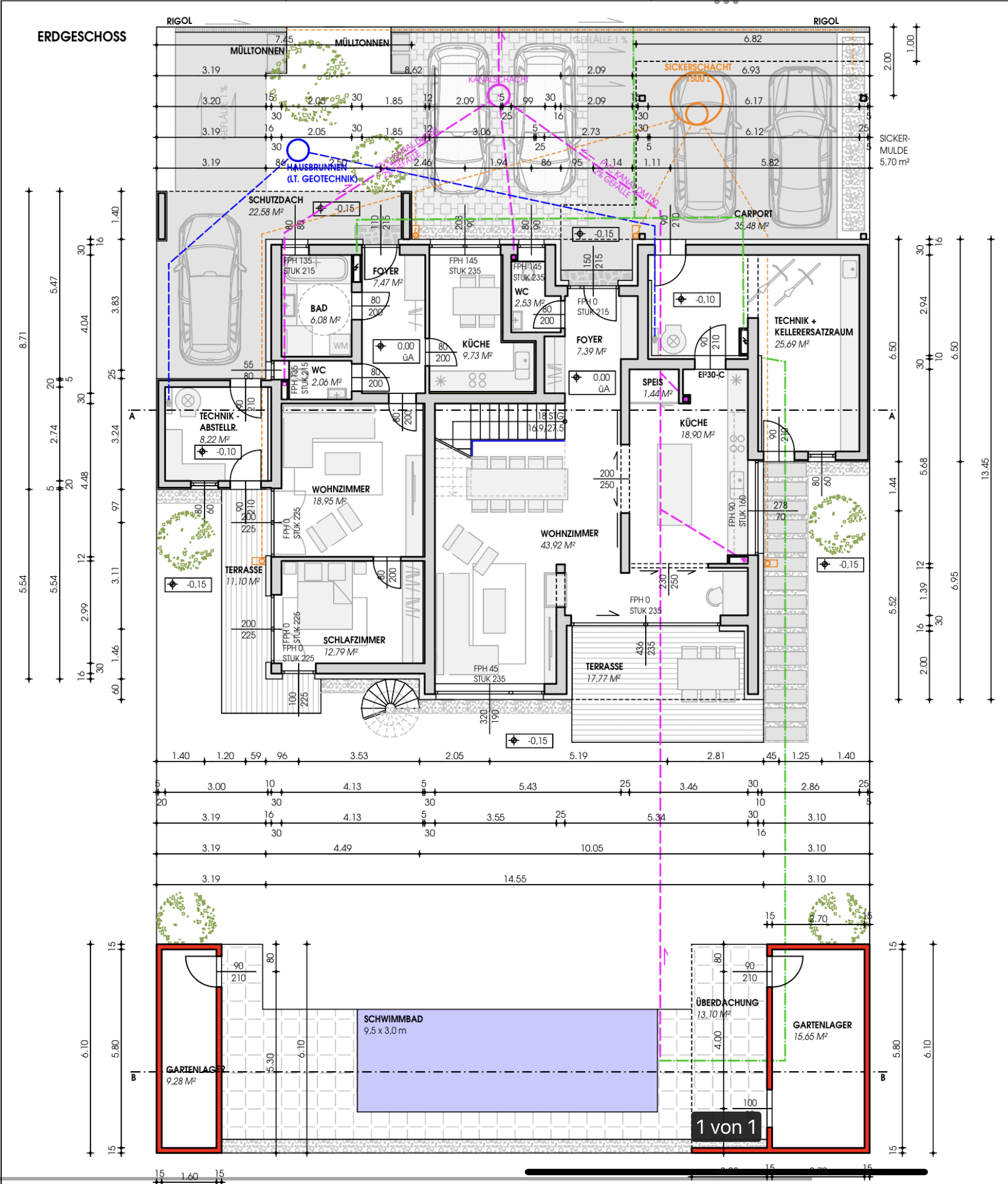 WELS - Exklusives Haus in Ruhelage mit zwei Wohneinheiten