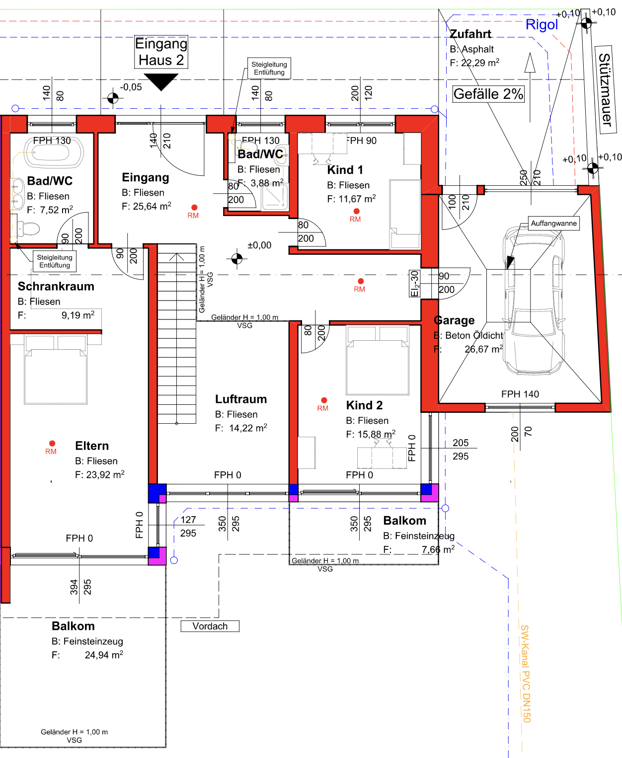 Reichenau - Architekten-Haushälfte der Extraklasse nur 10 min von Altenberg