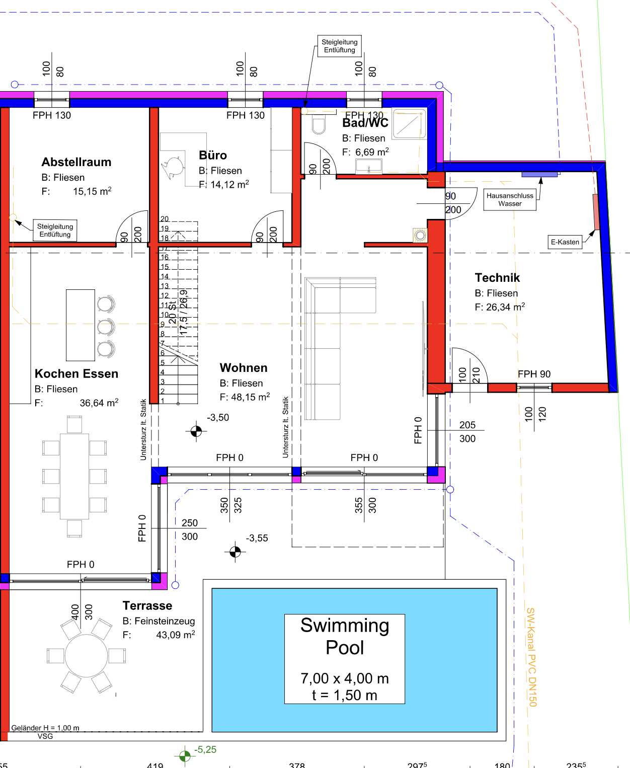 Reichenau - Architekten-Haushälfte der Extraklasse nur 10 min von Altenberg