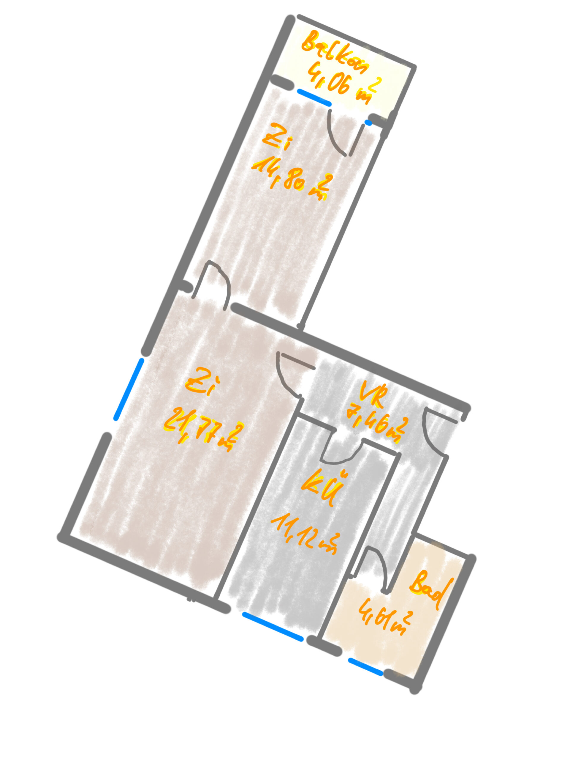 LINZ - Charmante und teilsanierte Wohnung