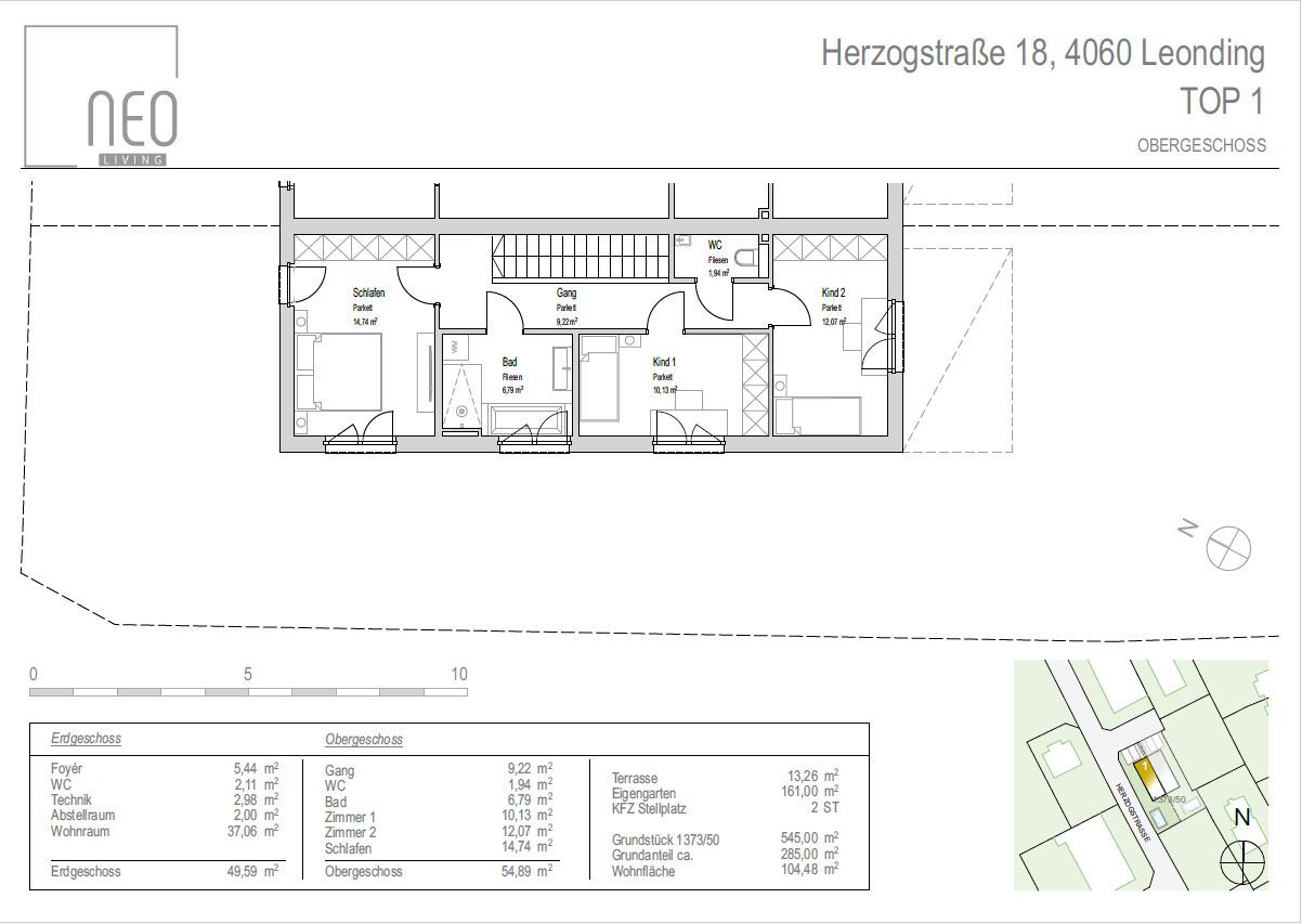 LEONDING - TOP 3 - Hochwertiges Schlüsselfertiges Doppelhaus in Toplage