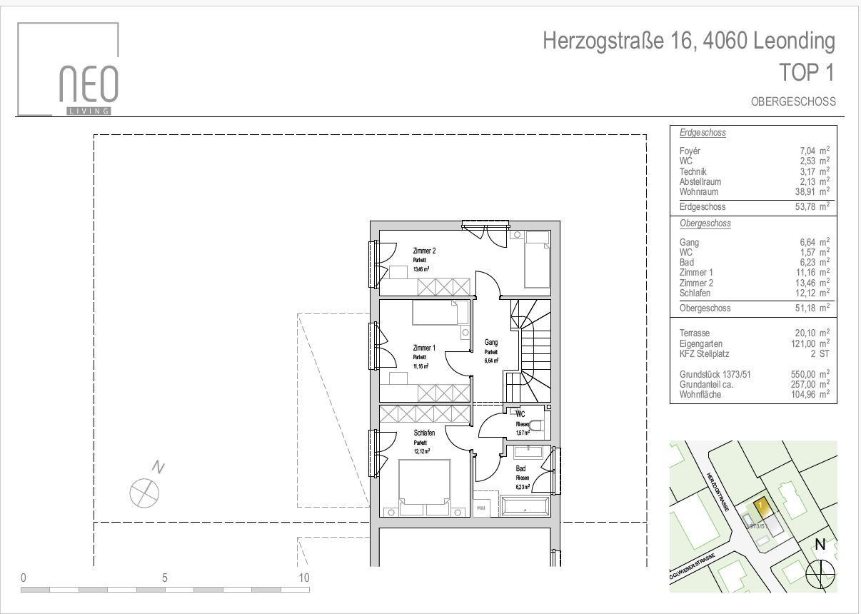 LEONDING - TOP 1 - Hochwertiges Schlüsselfertiges Doppelhaus in Toplage