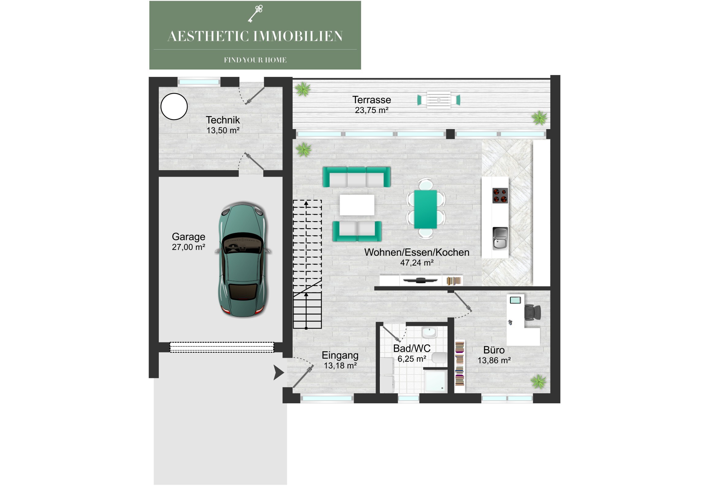 ASTEN - LETZTE EINHEIT - Edles neues Haus mit Keller